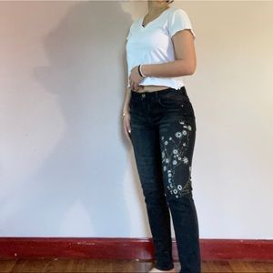 Embellished jeans